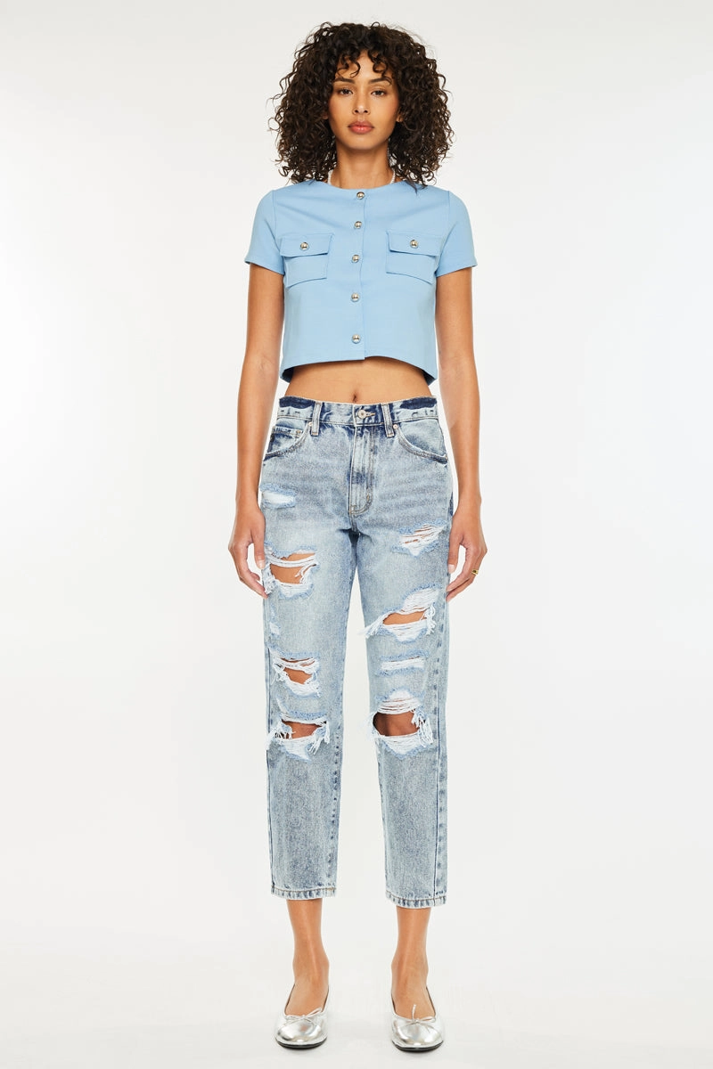 Karen Ultra High Rise Mom Jeans