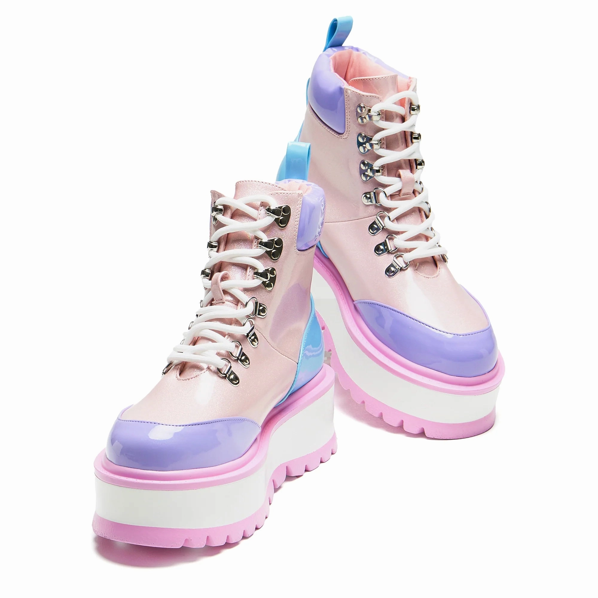 Kawaii Hydra Hi Shine Platform Boots