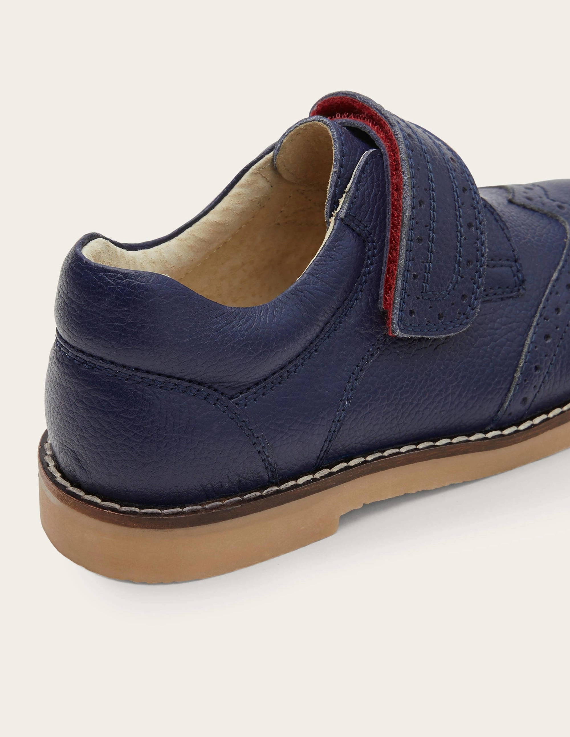 Leather Shoes-College Navy
