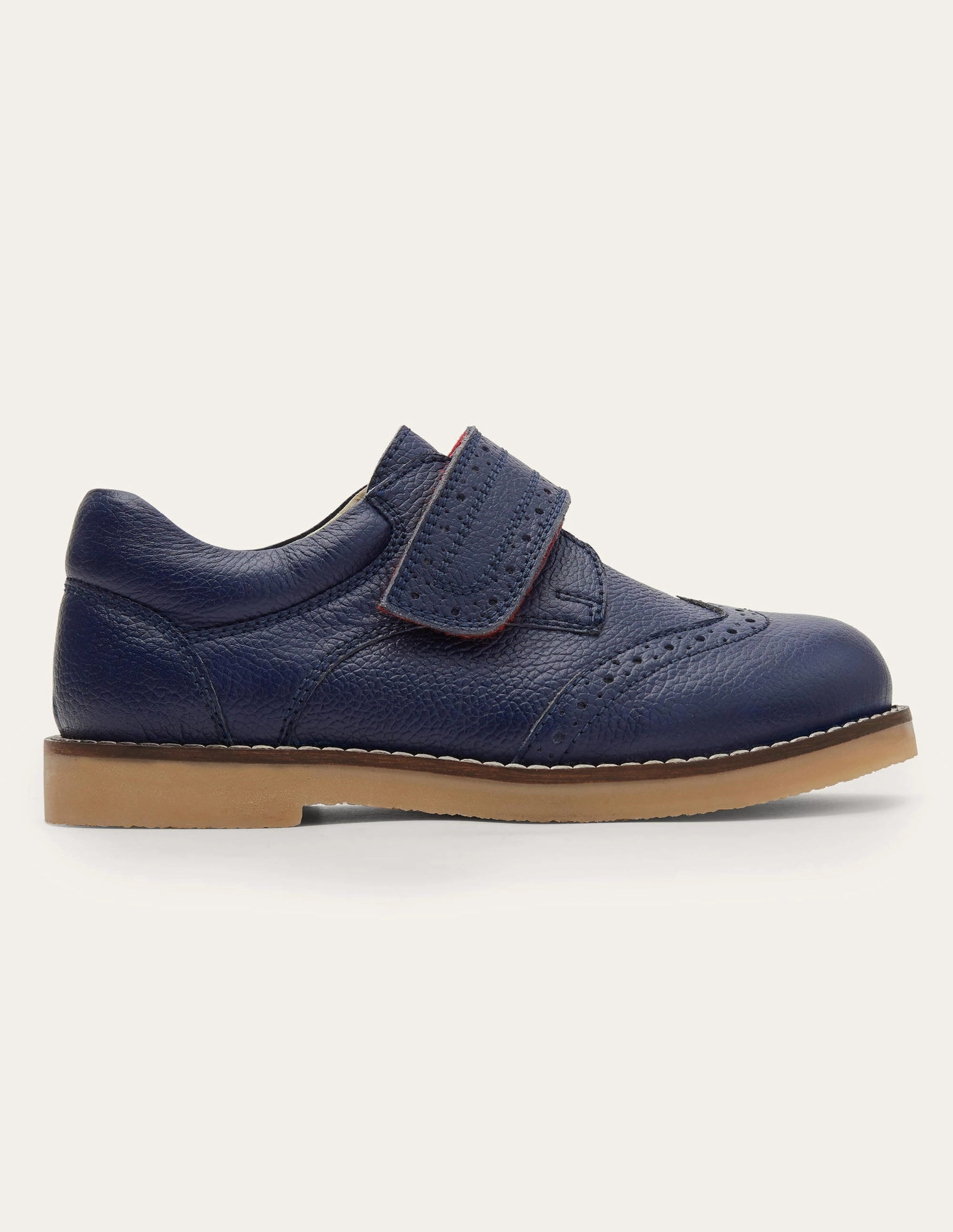 Leather Shoes-College Navy