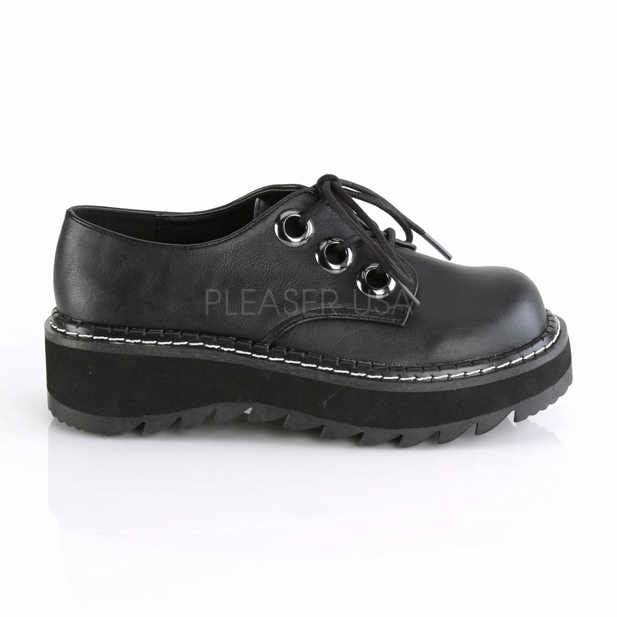 LILITH-99  Black Vegan Leather