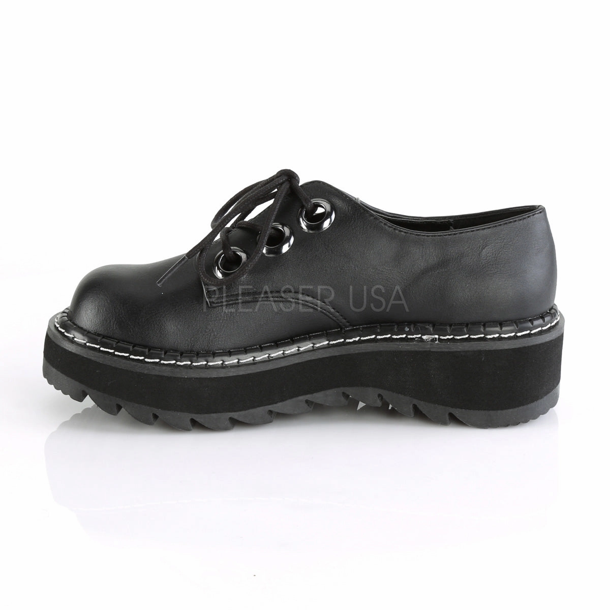 LILITH-99  Black Vegan Leather