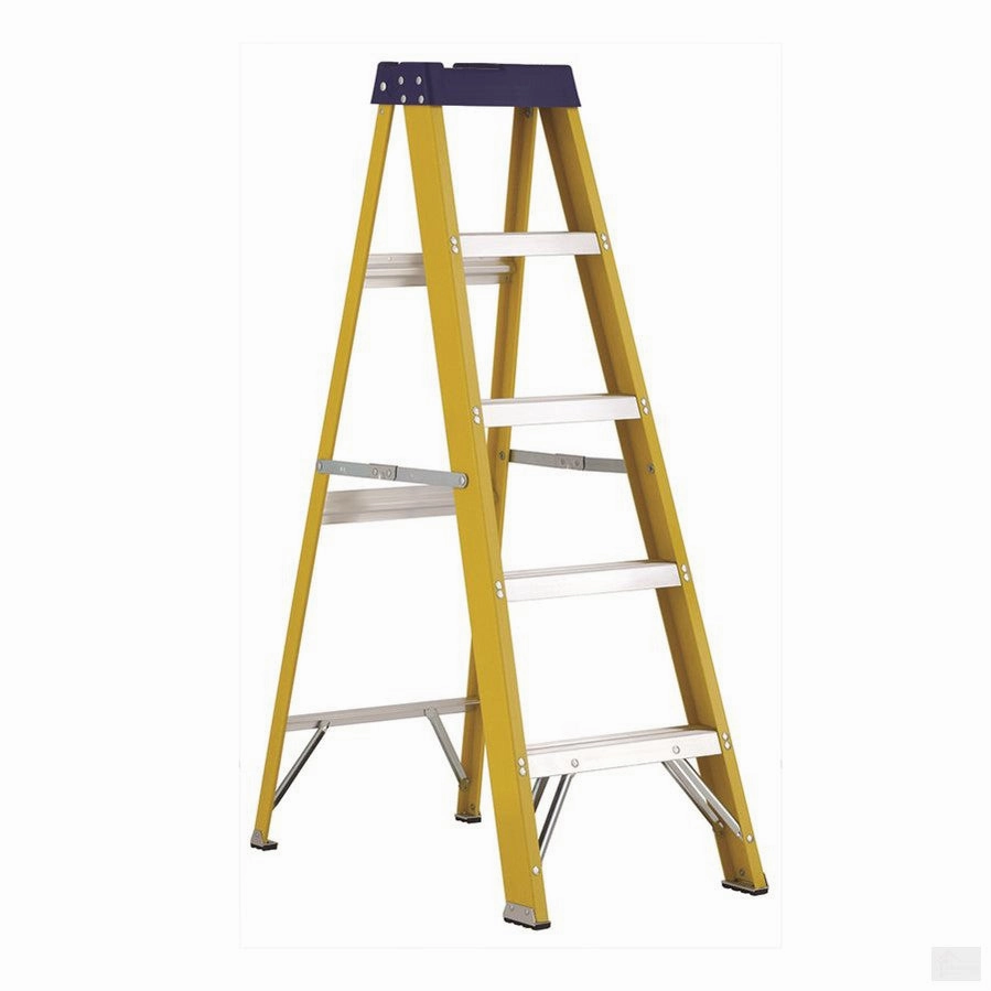 Lite 5 ft Fiberglass Step Ladder - Yellow [LP-60597]