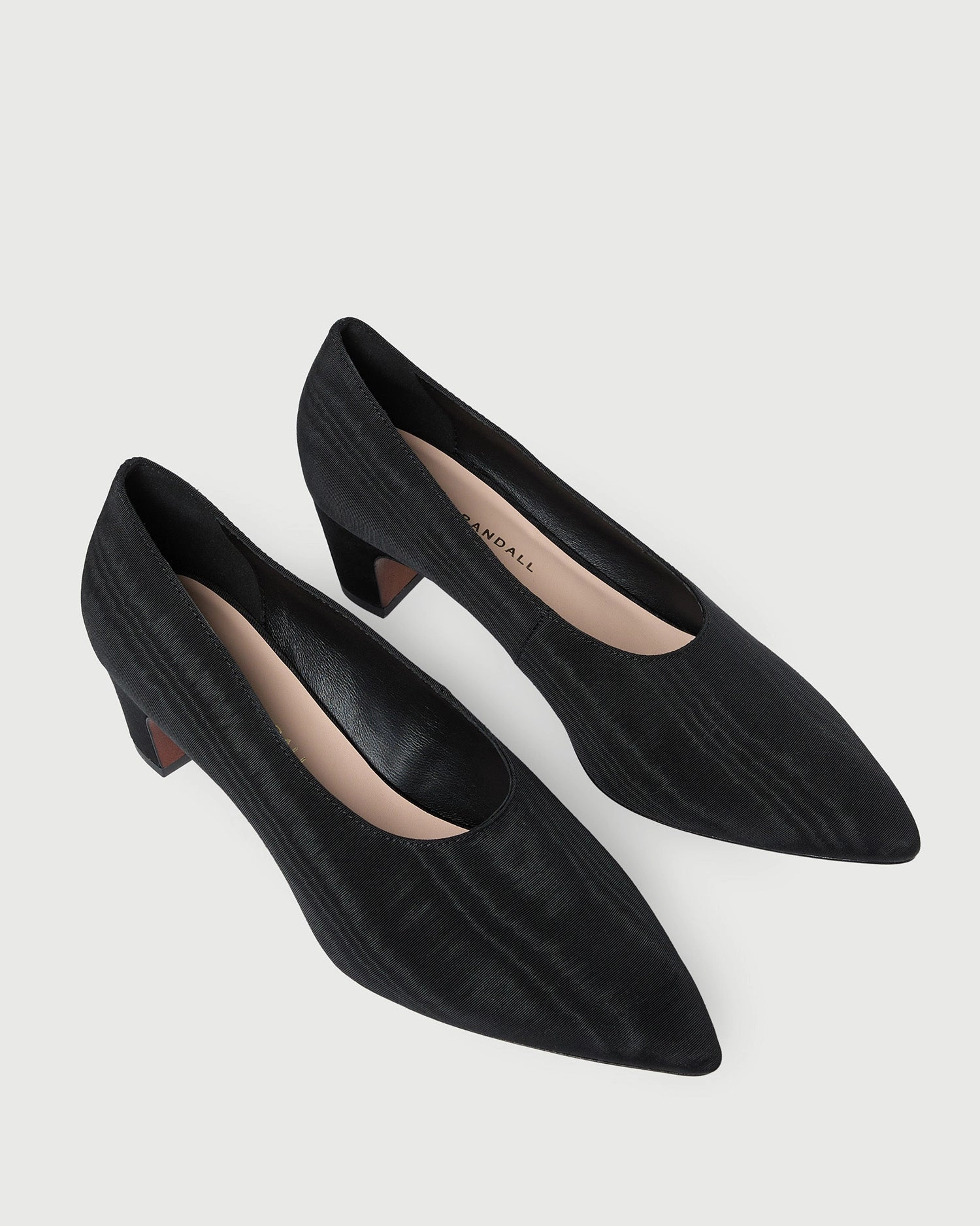 Maeve Black Moiré Pump