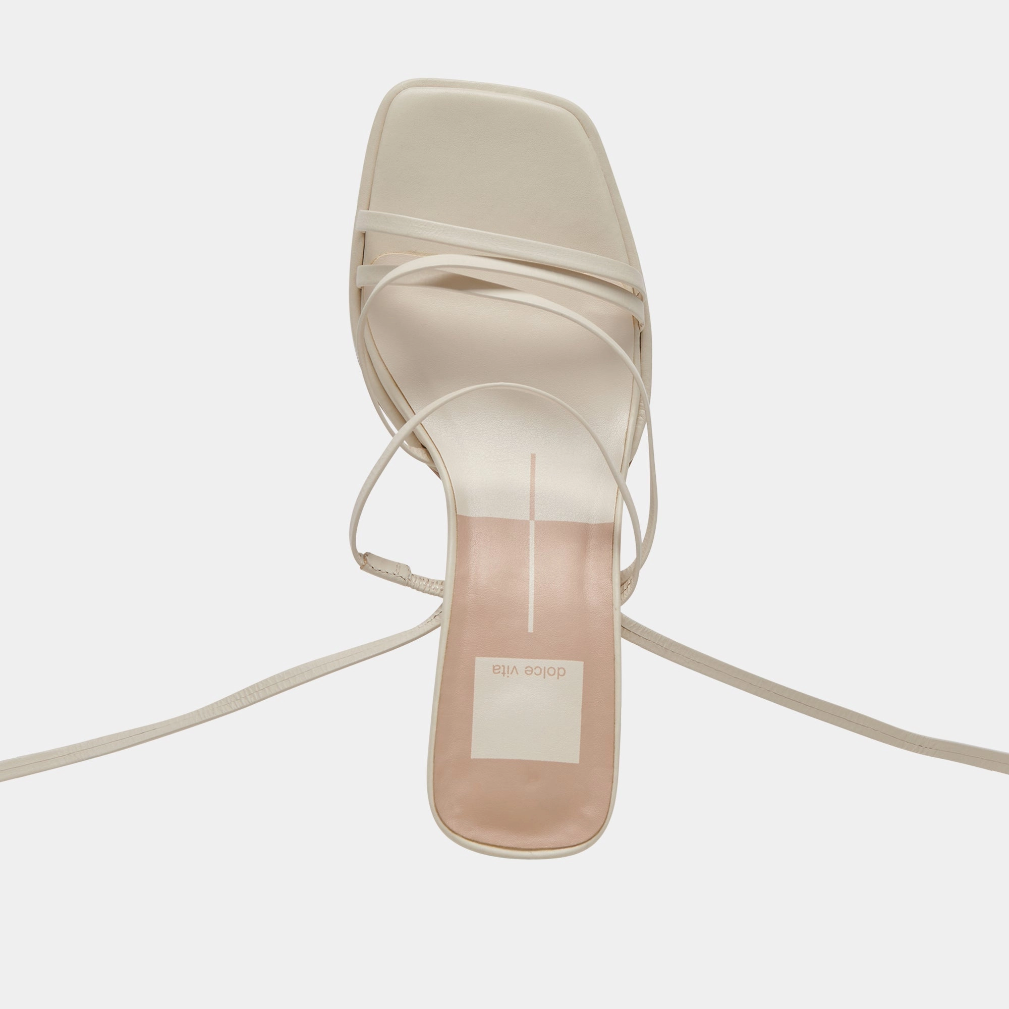 MALABO HEELS IVORY LEATHER - re:vita