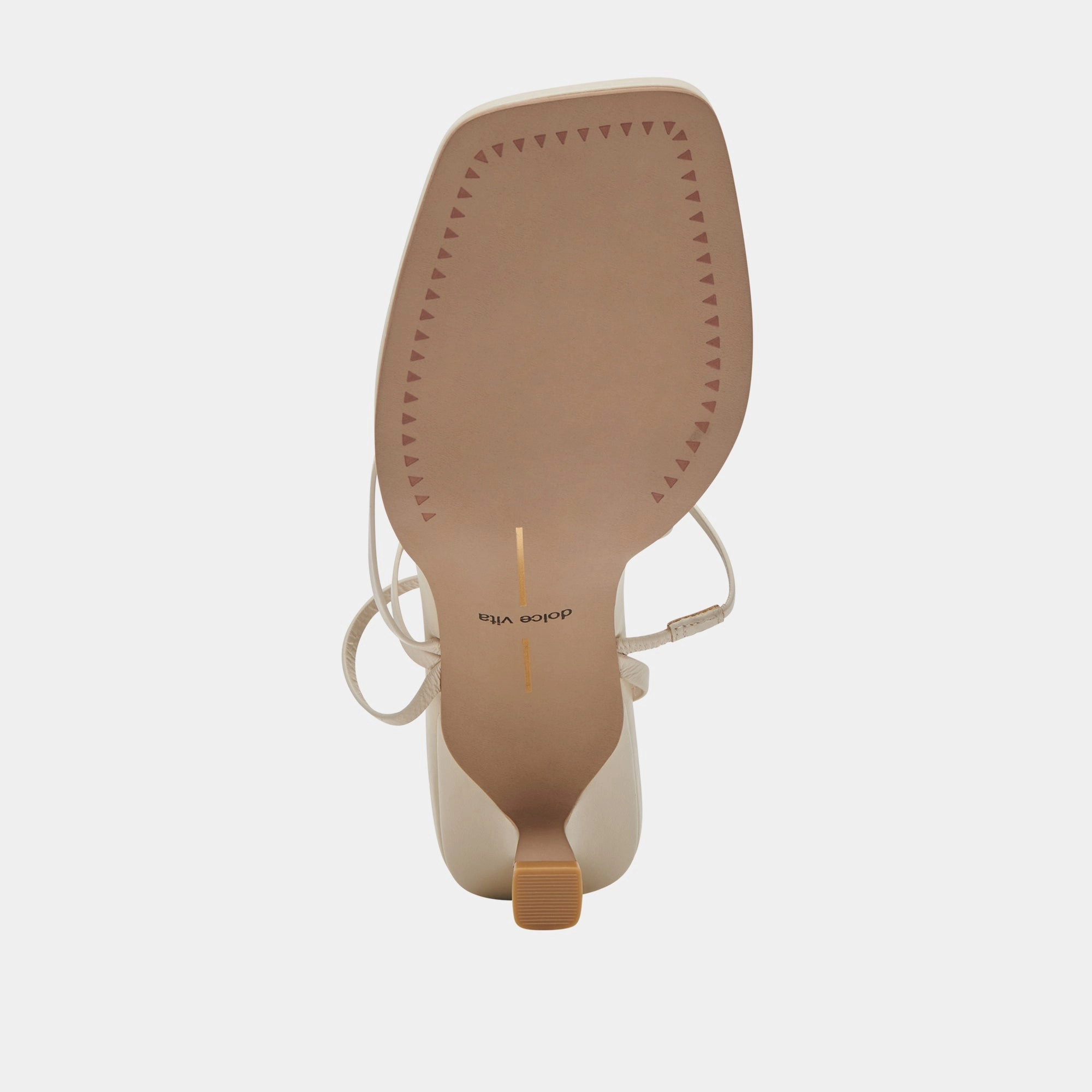 MALABO HEELS IVORY LEATHER - re:vita