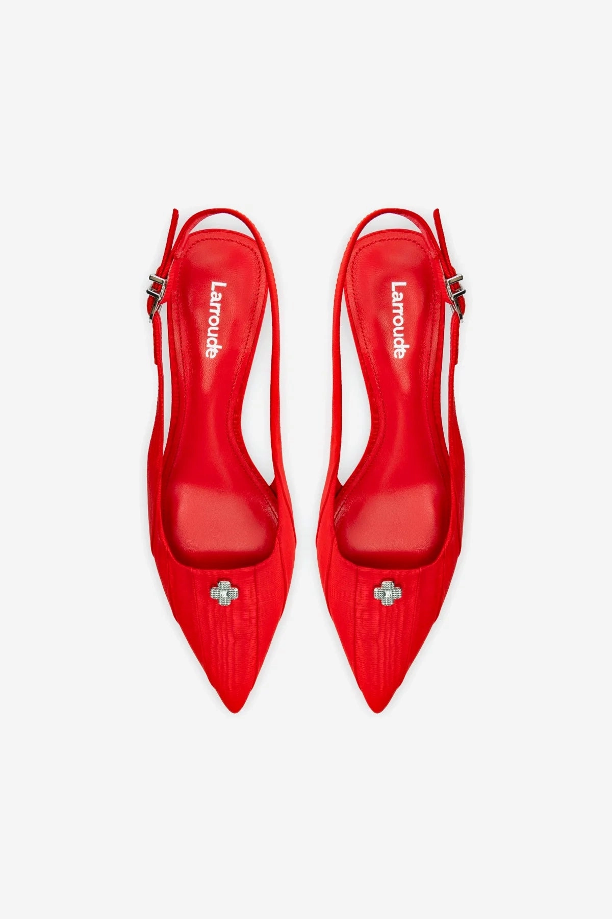 Maxine Pump In Red Fabric