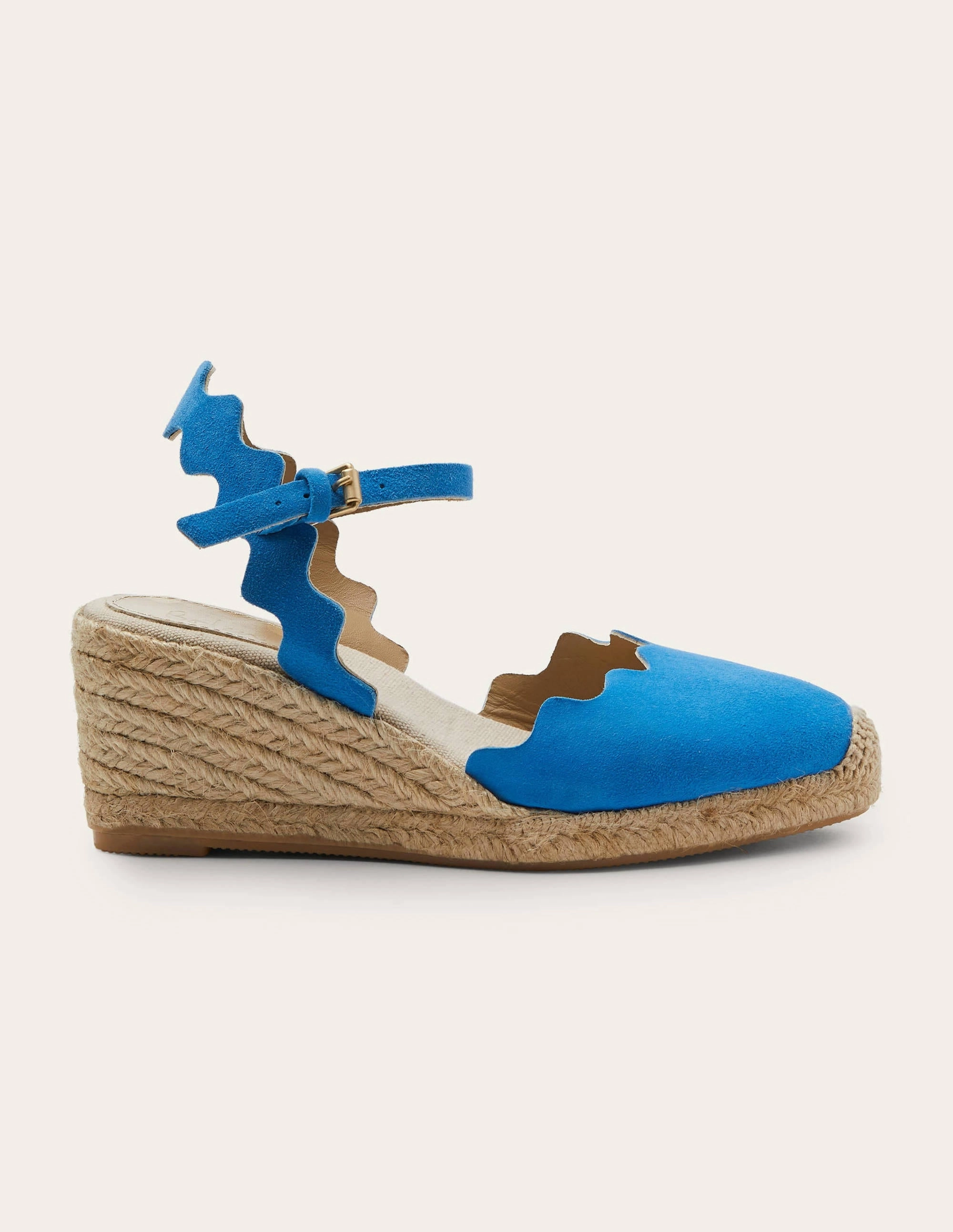 Nadine Espadrille Wedges-Moroccan Blue