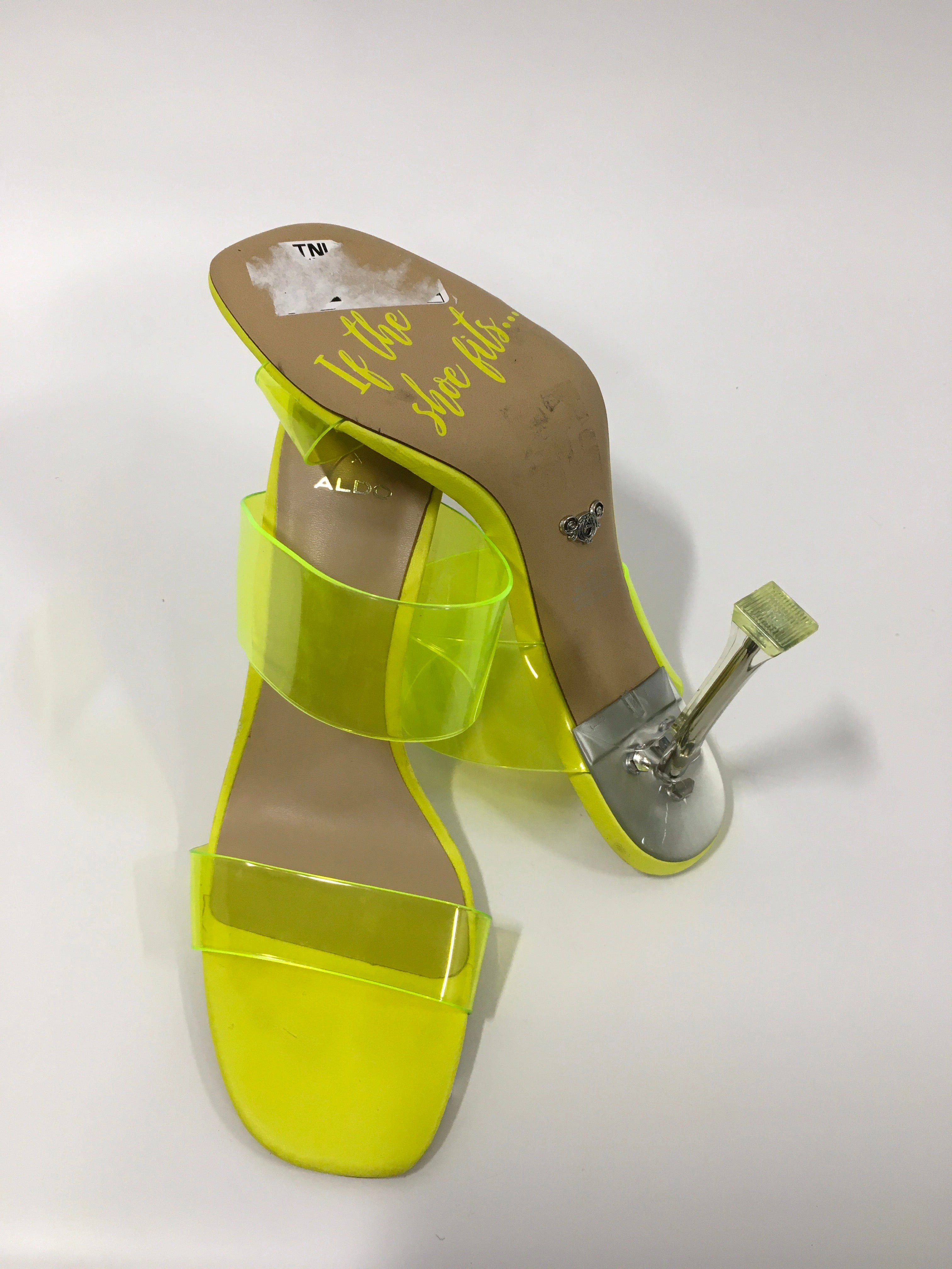 Neon Shoes Heels Stiletto Aldo, Size 7.5