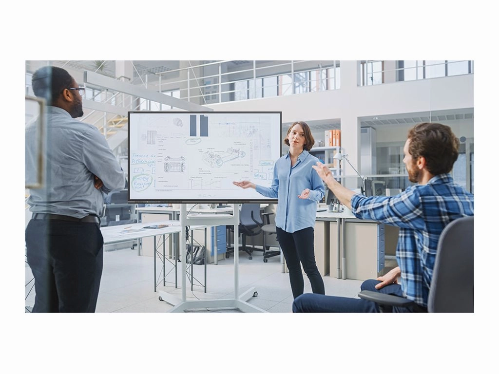 Newline TT-6523C - 65 Diagonal Class C Series LED-backlit LCD display - interactive - with touchscreen (multi touch) - 4K UHD
