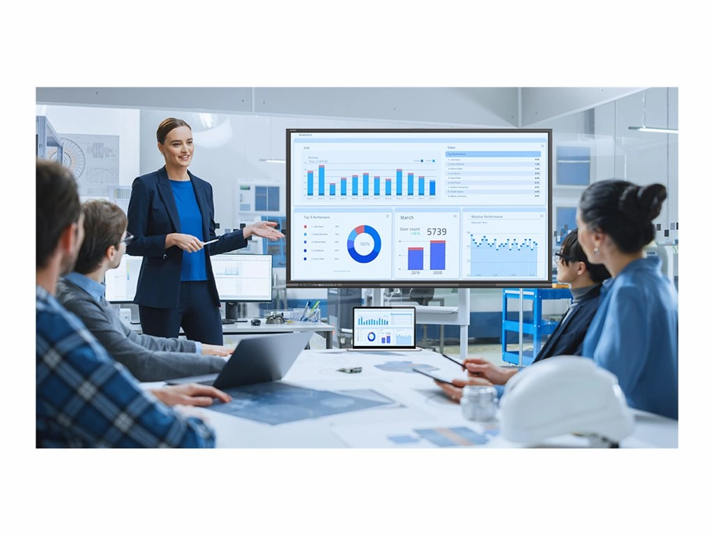 Newline TT-6523C - 65 Diagonal Class C Series LED-backlit LCD display - interactive - with touchscreen (multi touch) - 4K UHD