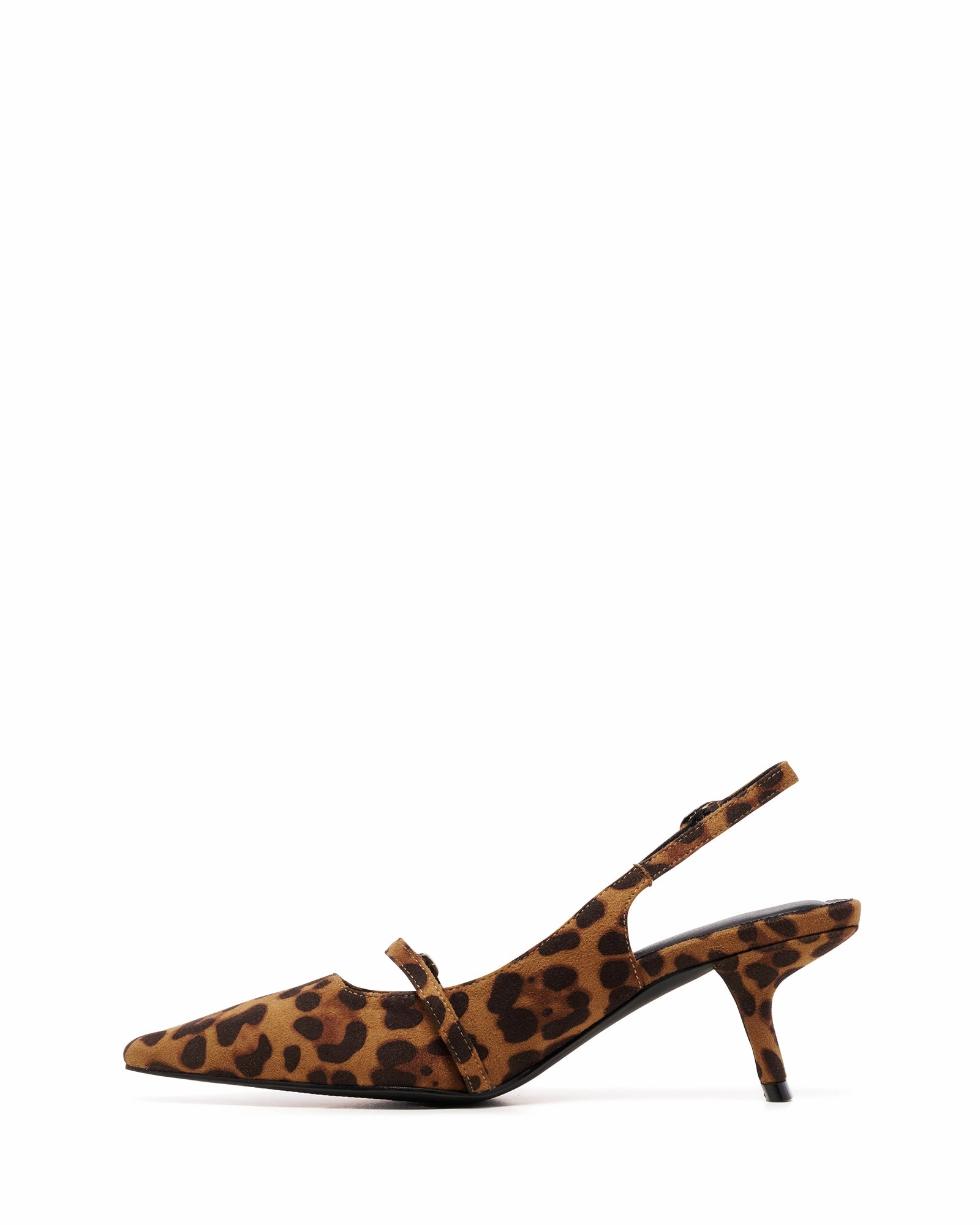 Parlour Pump Leopard Microsuede