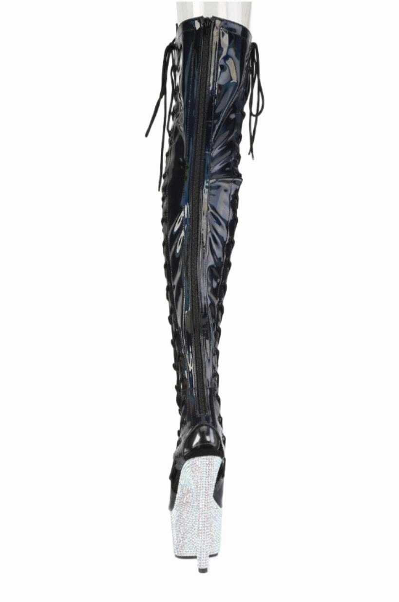 Pleaser BEJEWELED-3052HG-7 Thigh Boot