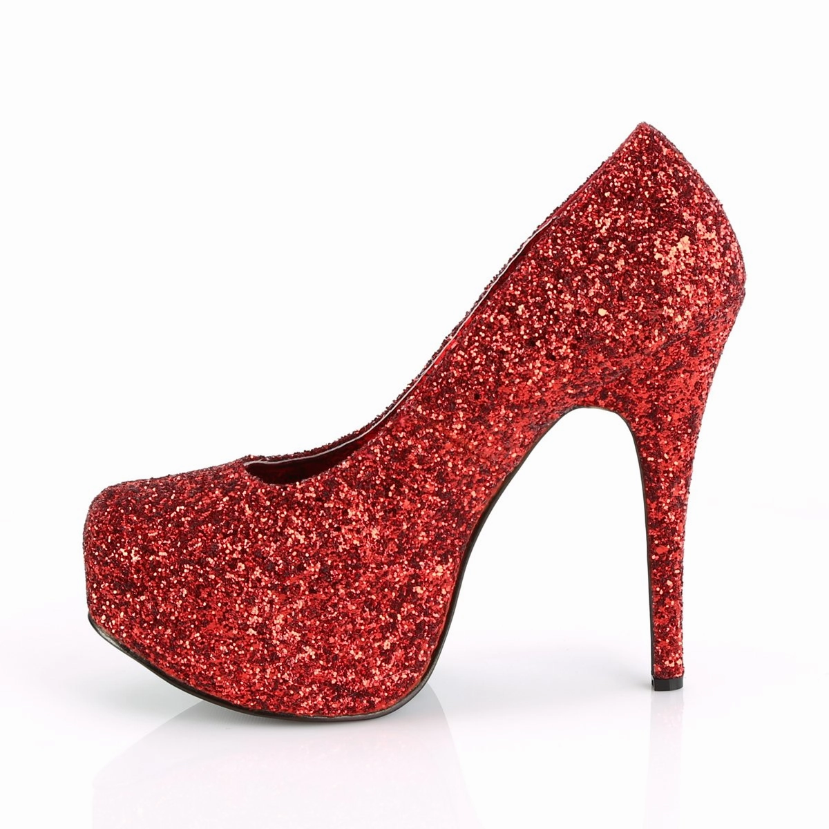 Pleaser Pink Label Teeze-06GW-Red-Size 14-Clearance