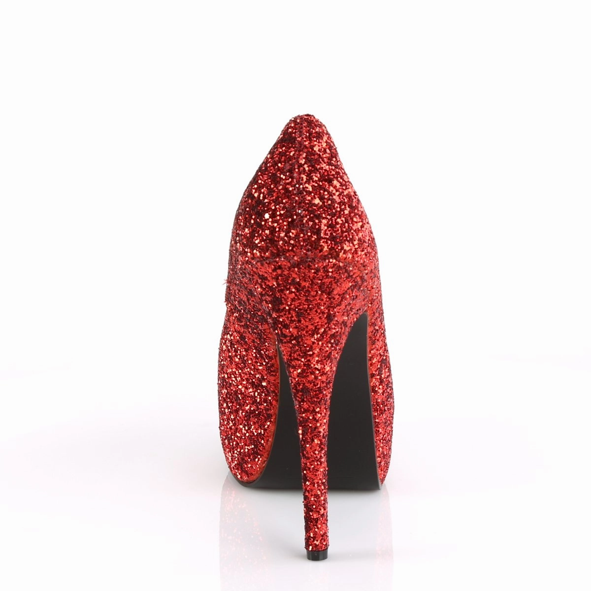 Pleaser Pink Label Teeze-06GW-Red-Size 14-Clearance