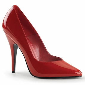 Pleaser Seduce-420V-Red-Size 10-Clearance