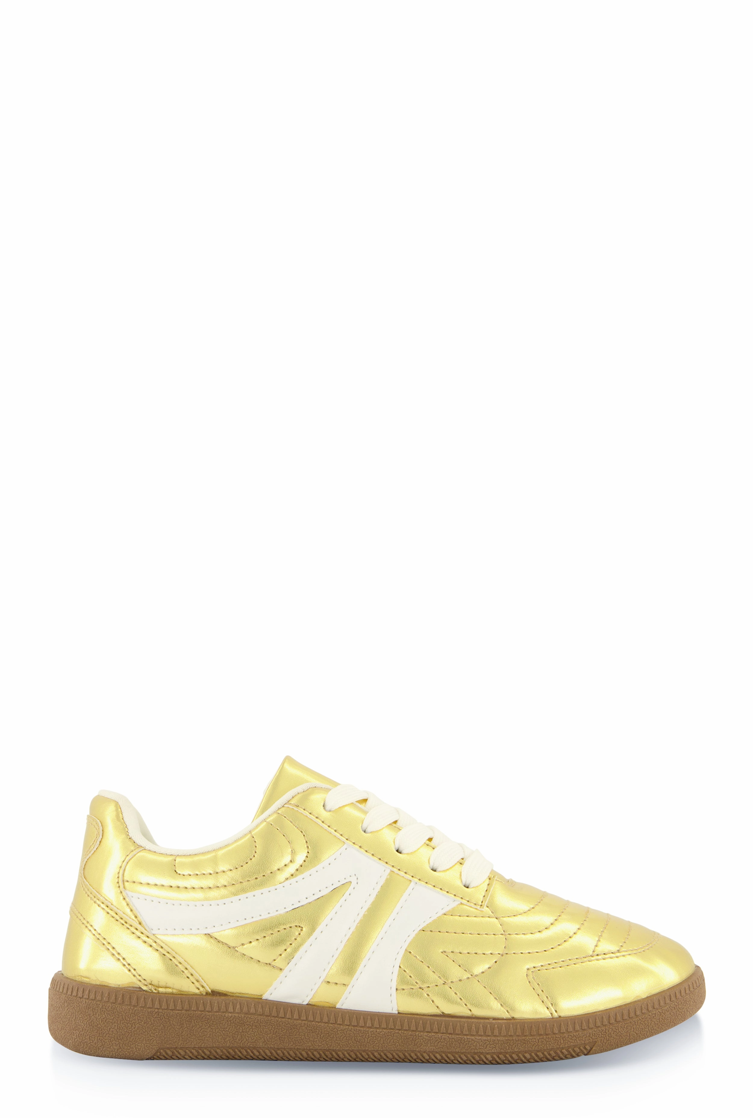 Quilted Lace Up Sneakers