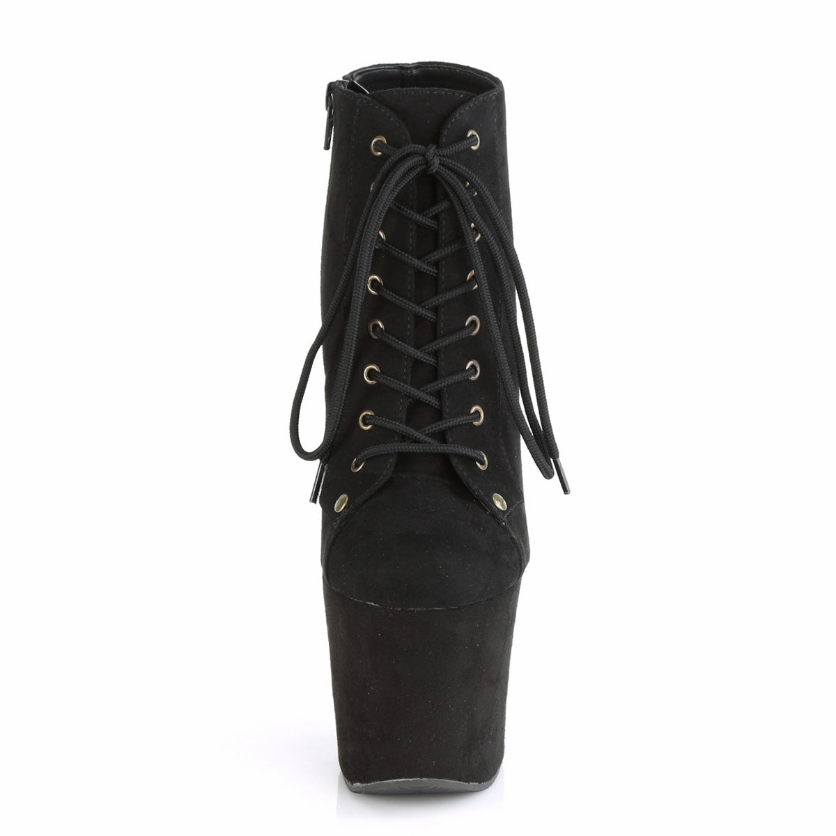 RADIANT-1005  Black Faux Suede/Black Faux Suede