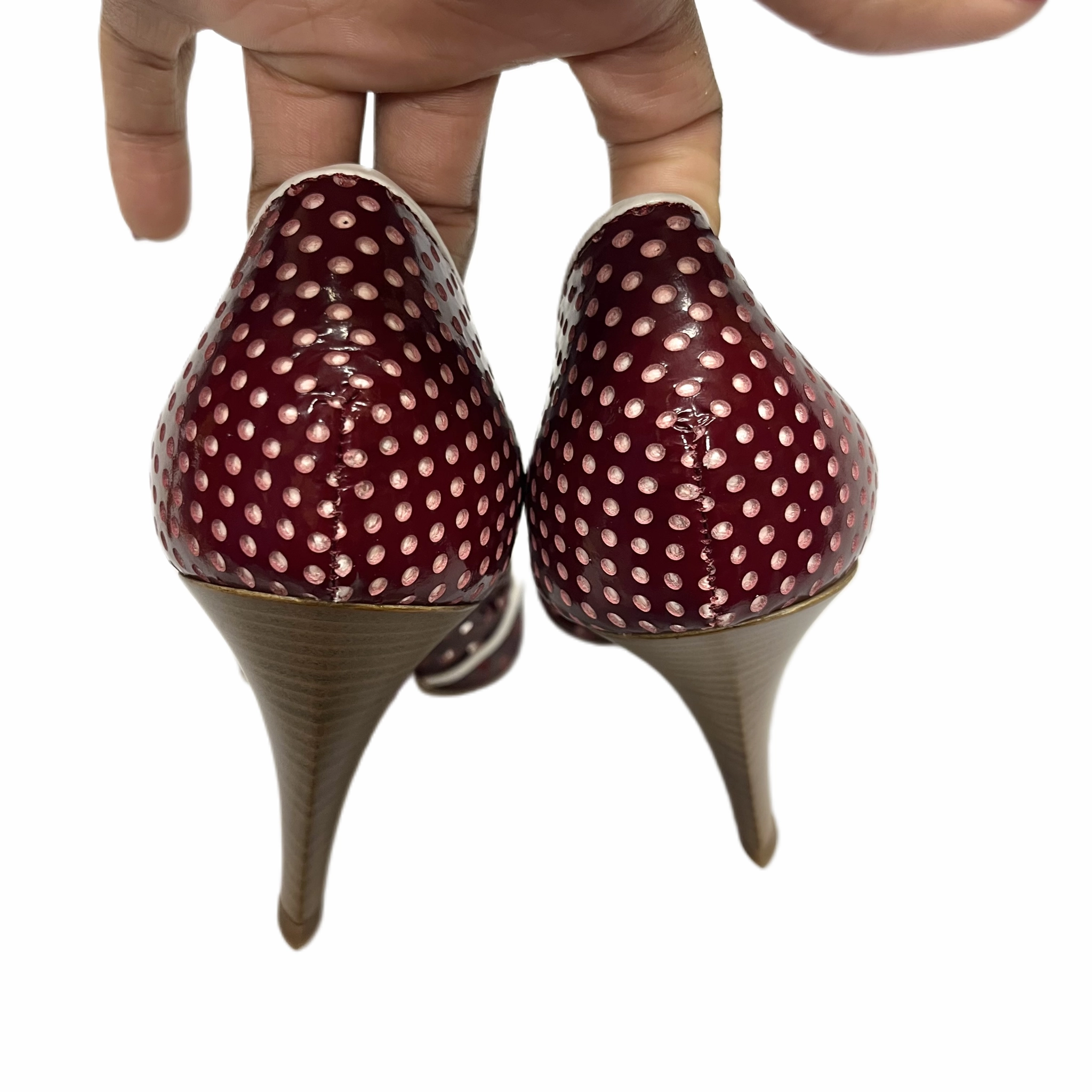 Red Shoes Heels Stiletto By Miss Sixty Size: 6.5