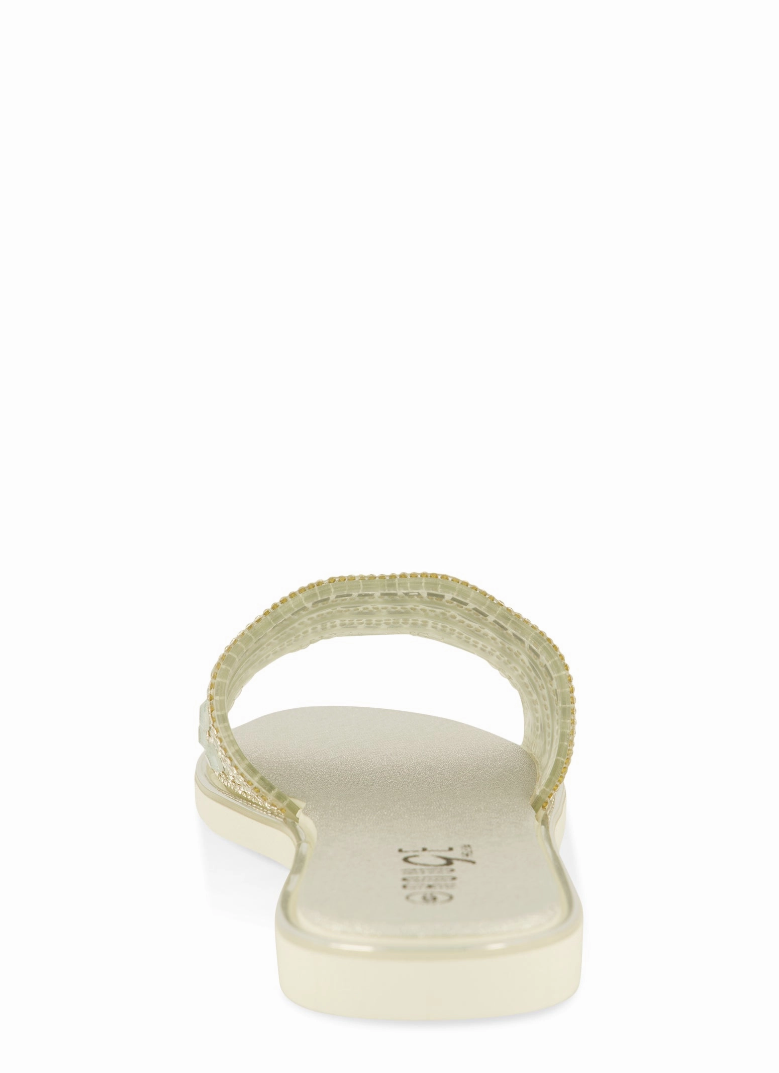 Rhinestone Band Slide Sandals