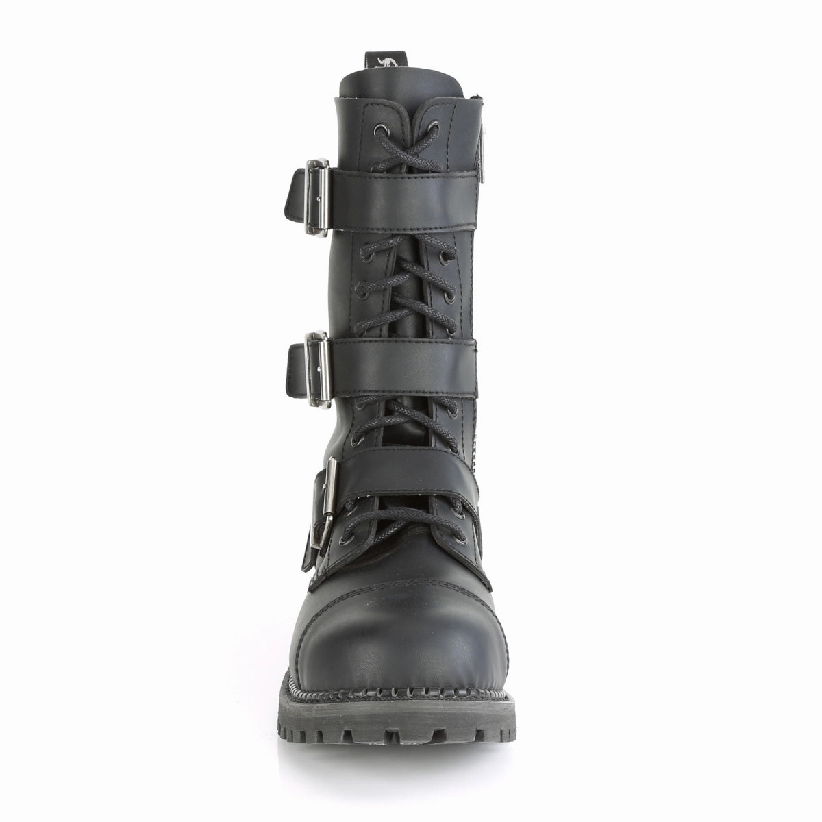 RIOT-12BK  Black Vegan Leather