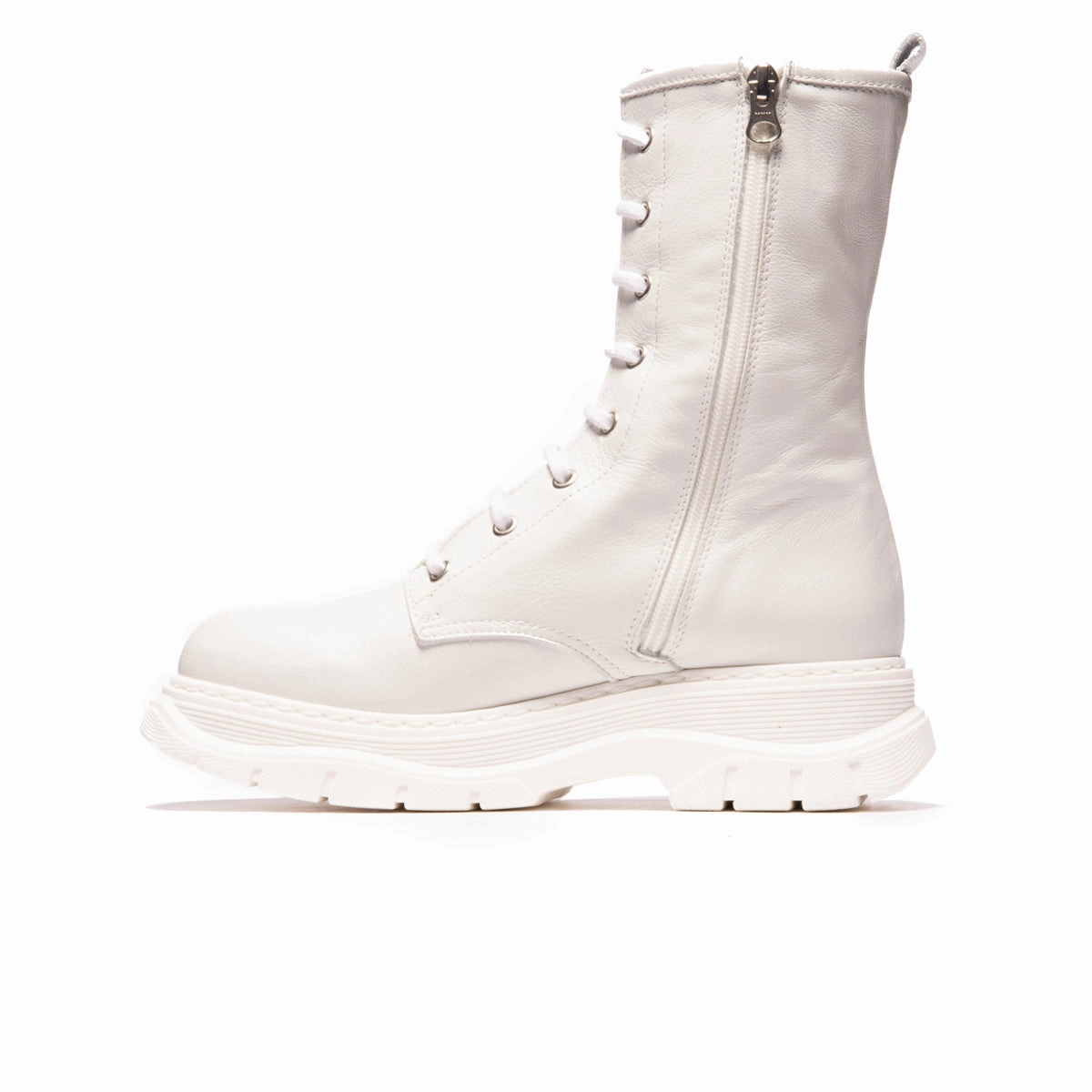 Robertson White Leather