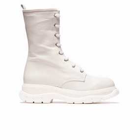 Robertson White Leather