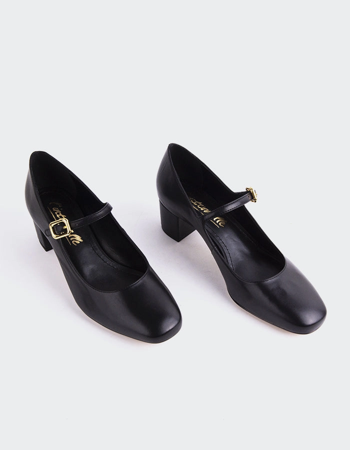 Rosalba Black Leather