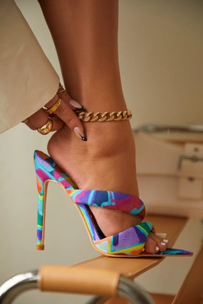 Ryett High Heel Mules - Multi