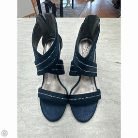 Sandals Heels Stiletto By Adrianna Papell In Blue, Size: 8.5