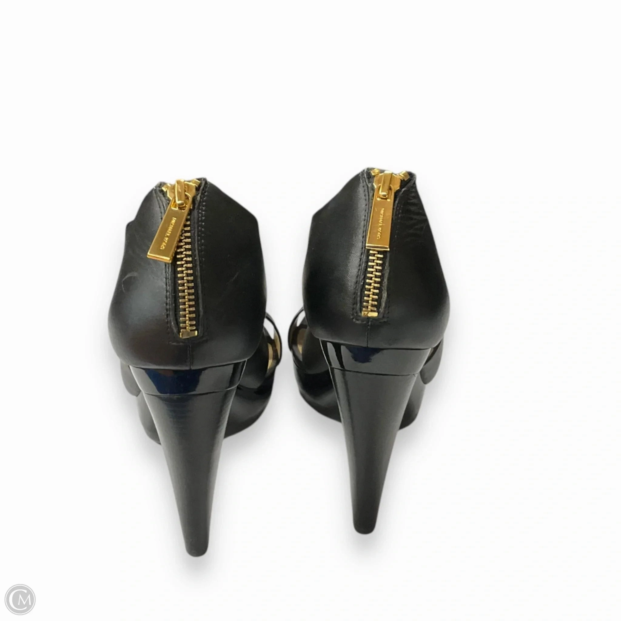 Sandals Heels Stiletto By Michael By Michael Kors In Black, Size: 8.5