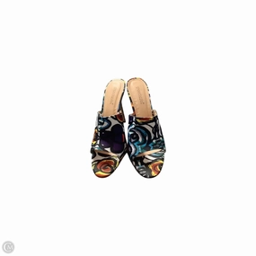 Sandals Heels Stiletto By Shoedazzle In Multi-colored, Size: 10