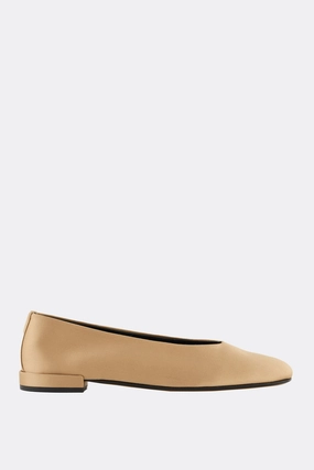 satin ballerinas