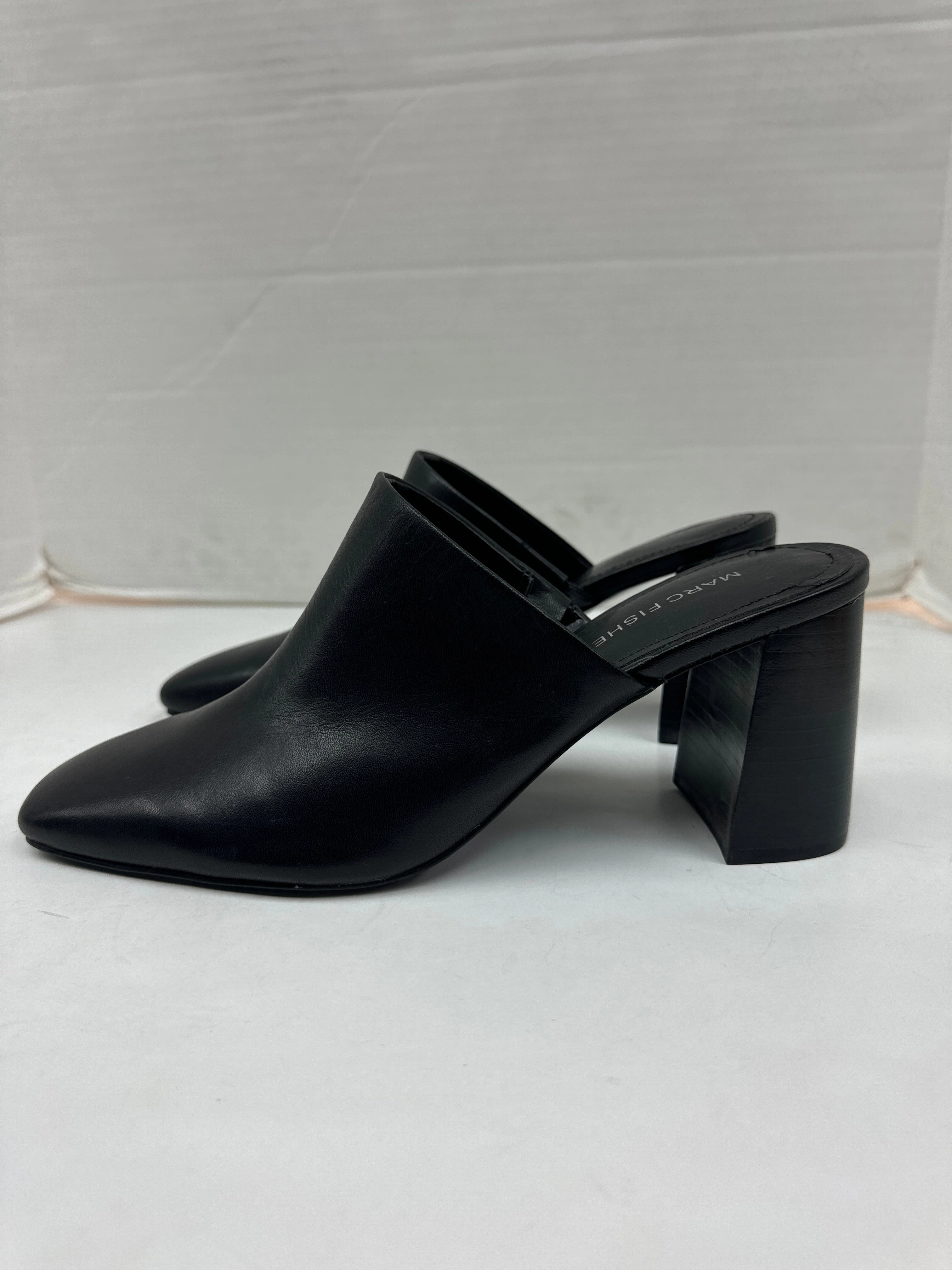 Shoes Heels Block By Marc Fisher In Black, Size: 8.5