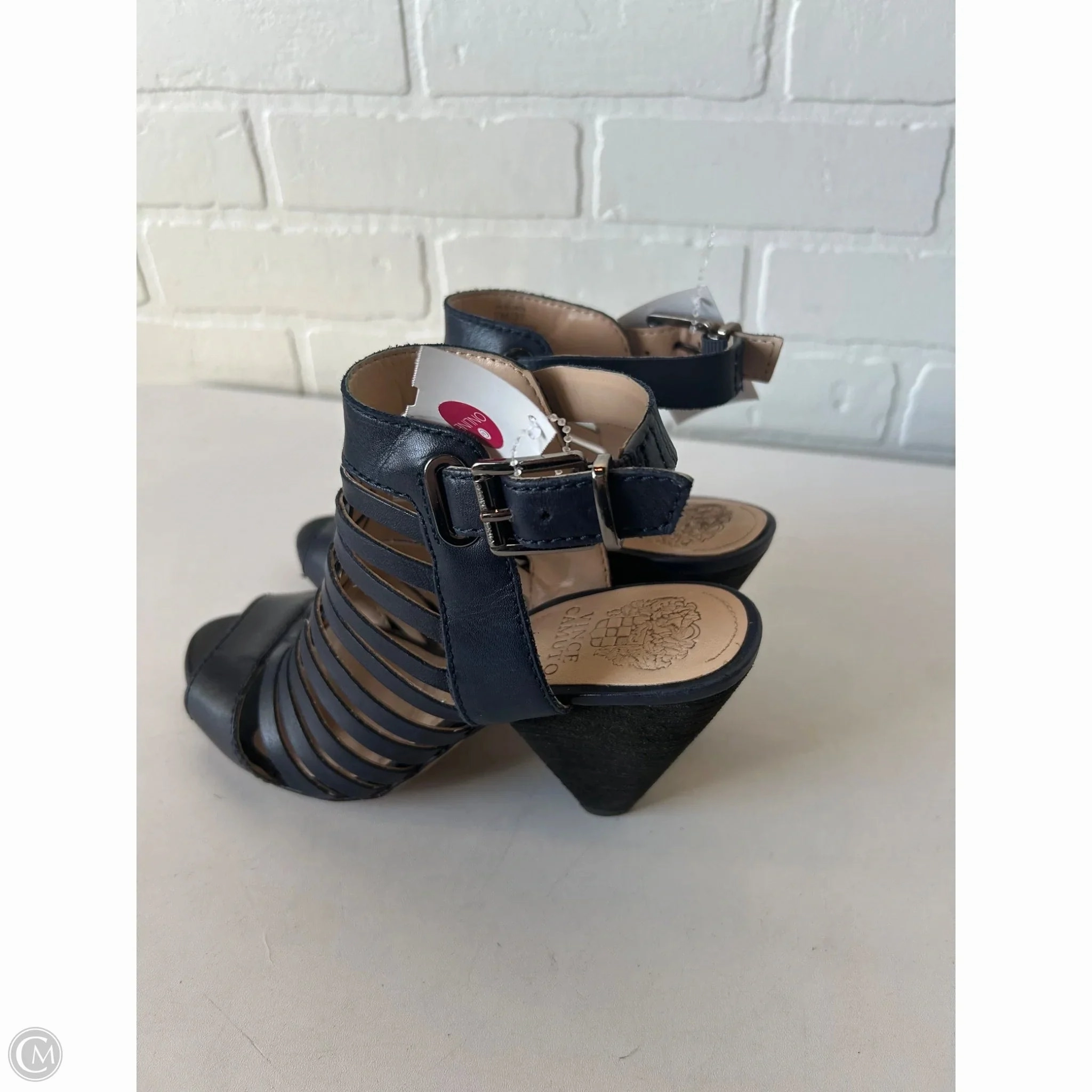 Shoes Heels Block By Vince Camuto In Navy, Size: 7