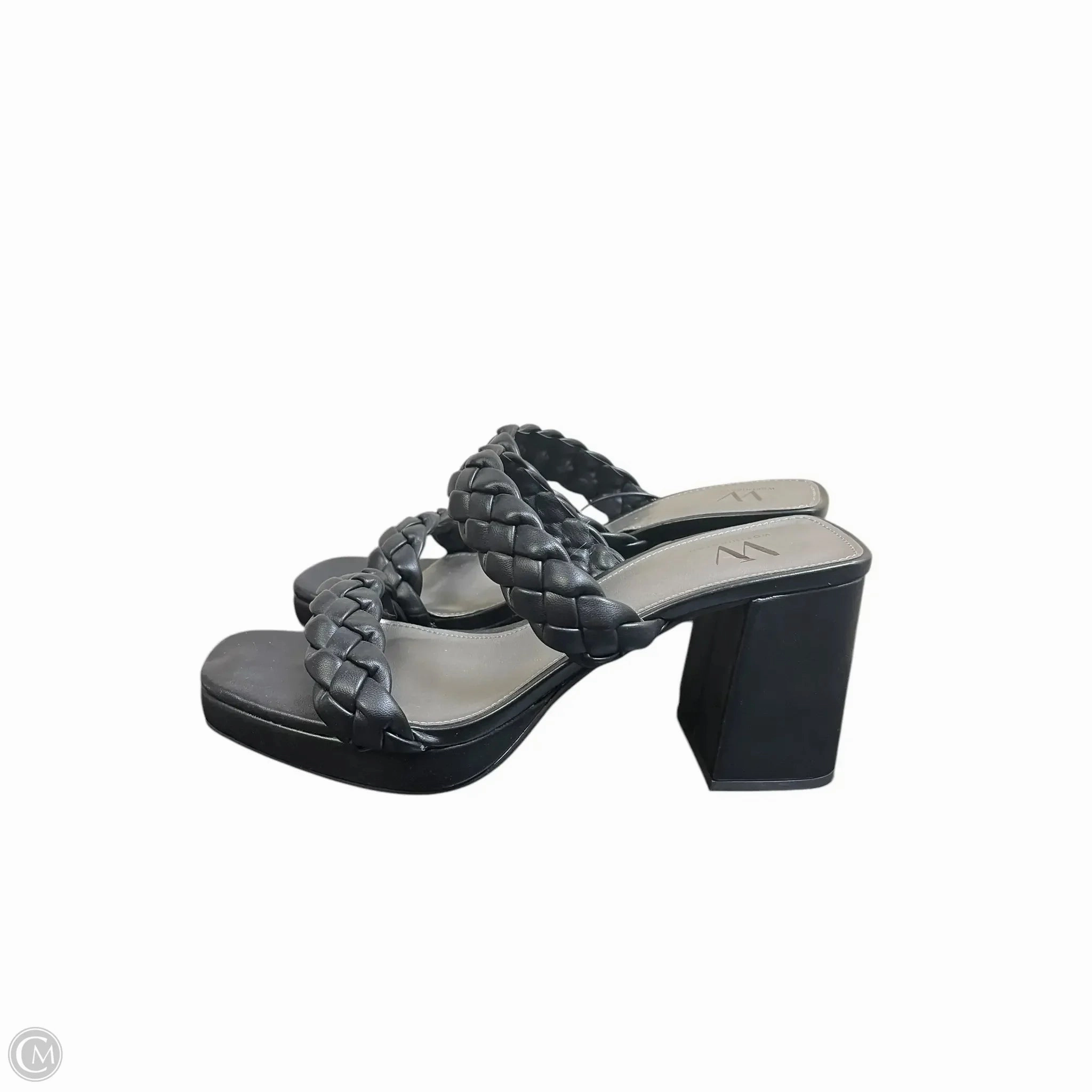 Shoes Heels Block By Worthington In Black, Size: 9