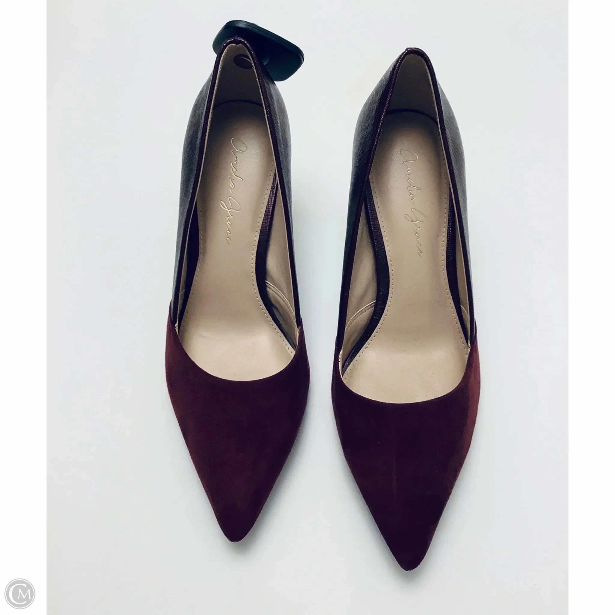 Shoes Heels Stiletto By Clothes Mentor In Maroon, Size: 7