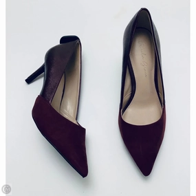 Shoes Heels Stiletto By Clothes Mentor In Maroon, Size: 7