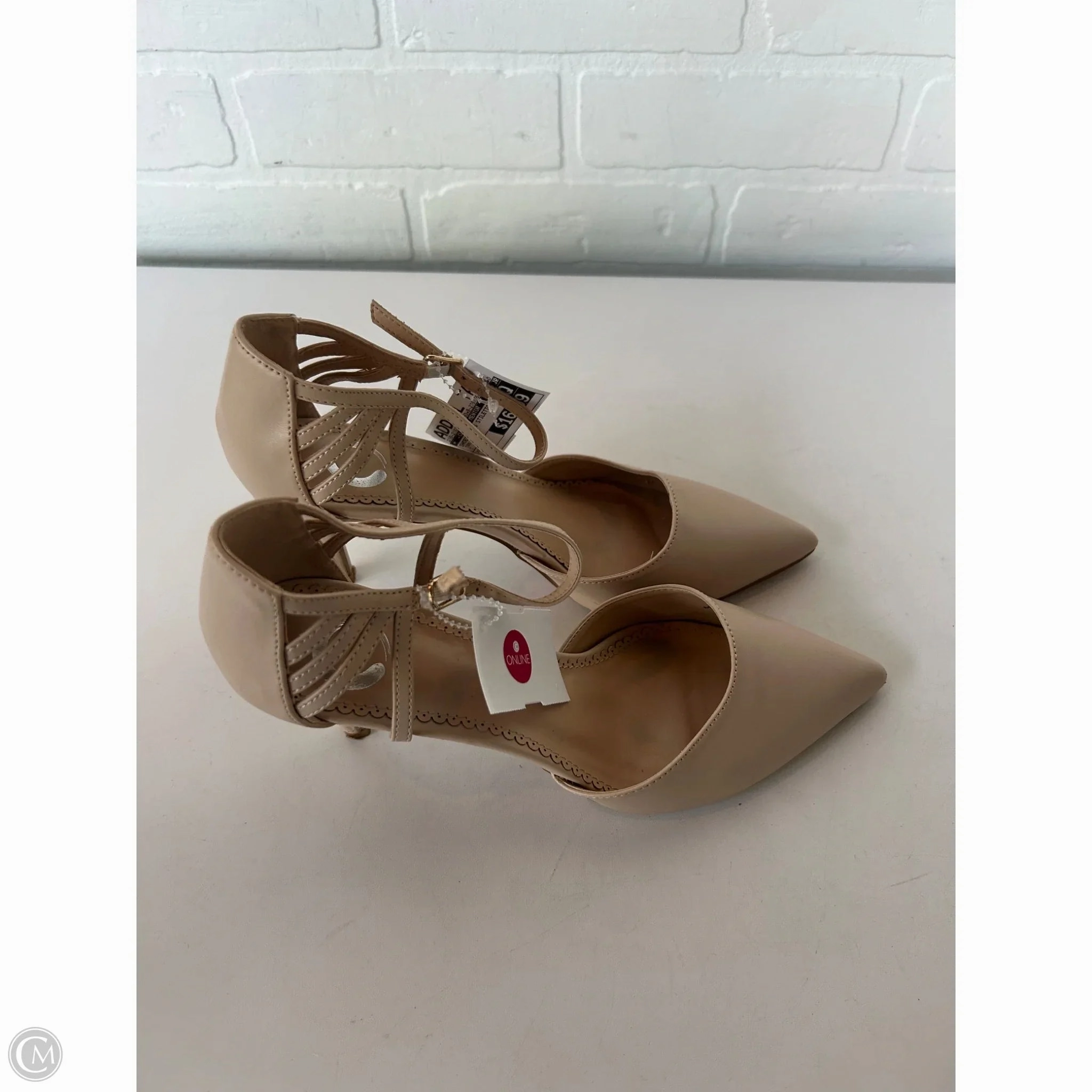 Shoes Heels Stiletto By Clothes Mentor In Tan, Size: 7