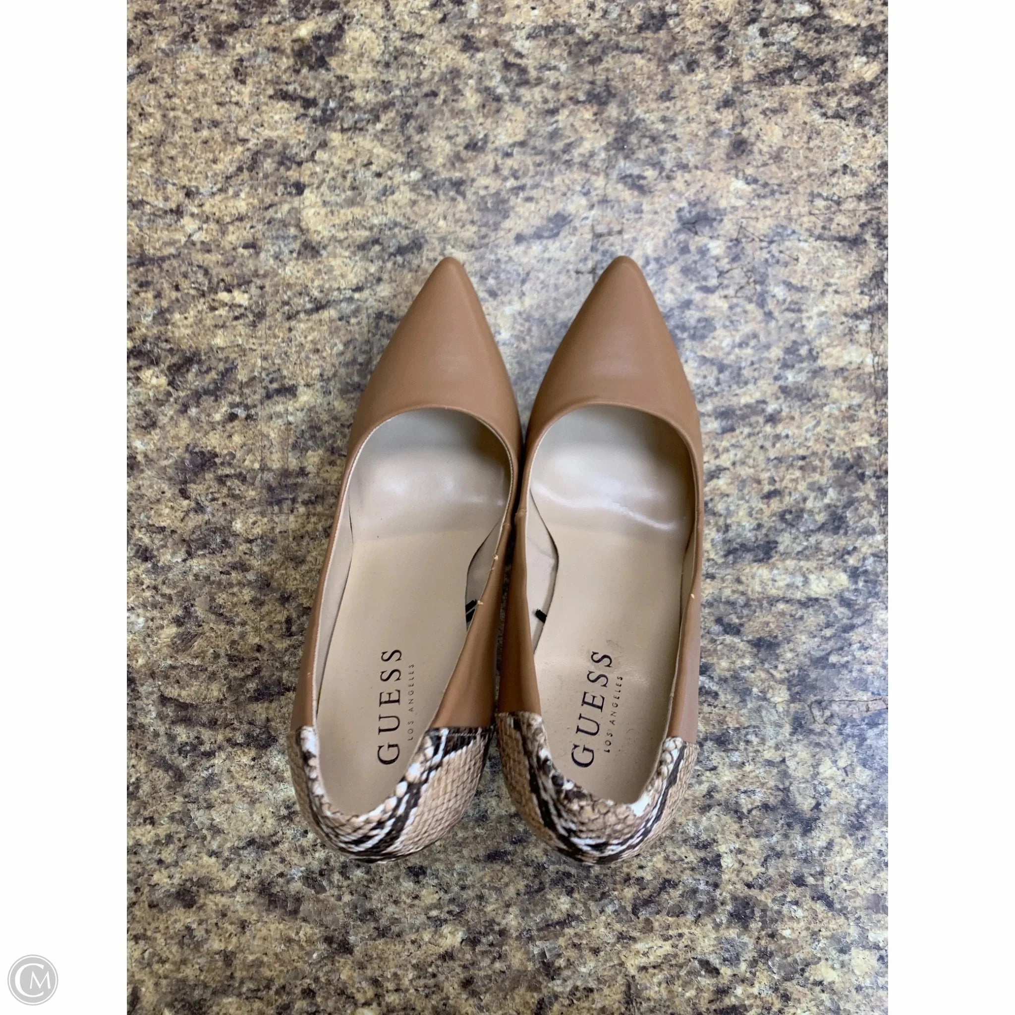 Shoes Heels Stiletto By Guess In Beige, Size: 8