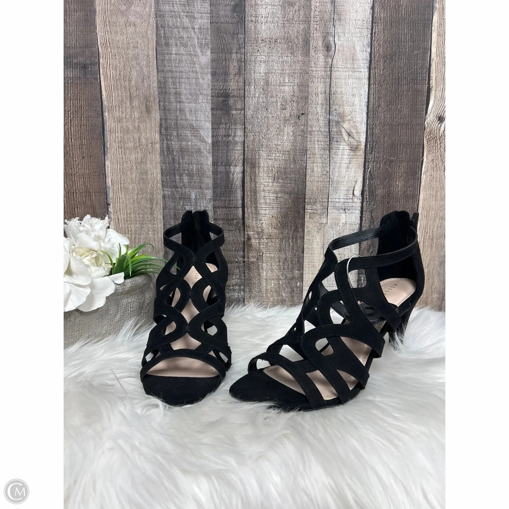 Shoes Heels Stiletto By Kelly And Katie In Black, Size: 8