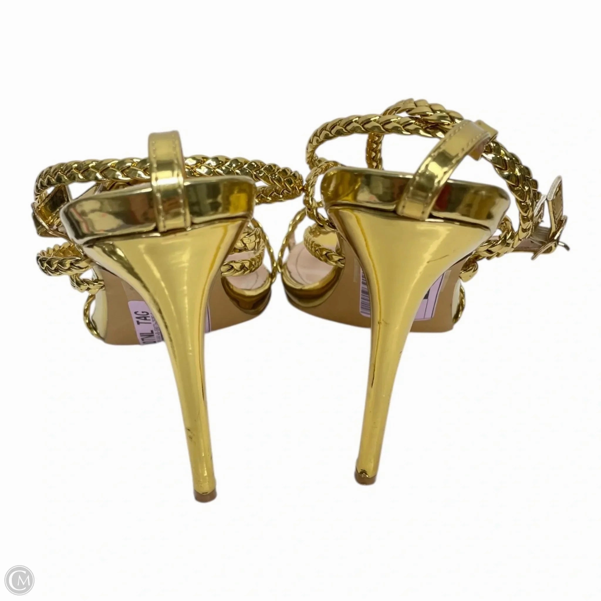Shoes Heels Stiletto By Lilly’s Kloset In Gold, Size: 8.5