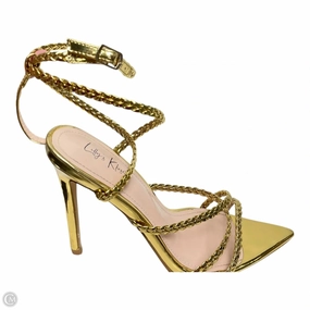 Shoes Heels Stiletto By Lilly’s Kloset In Gold, Size: 8.5