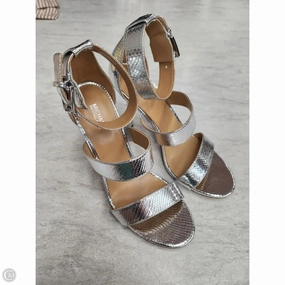 Shoes Heels Stiletto By Michael By Michael Kors In Silver, Size: 10