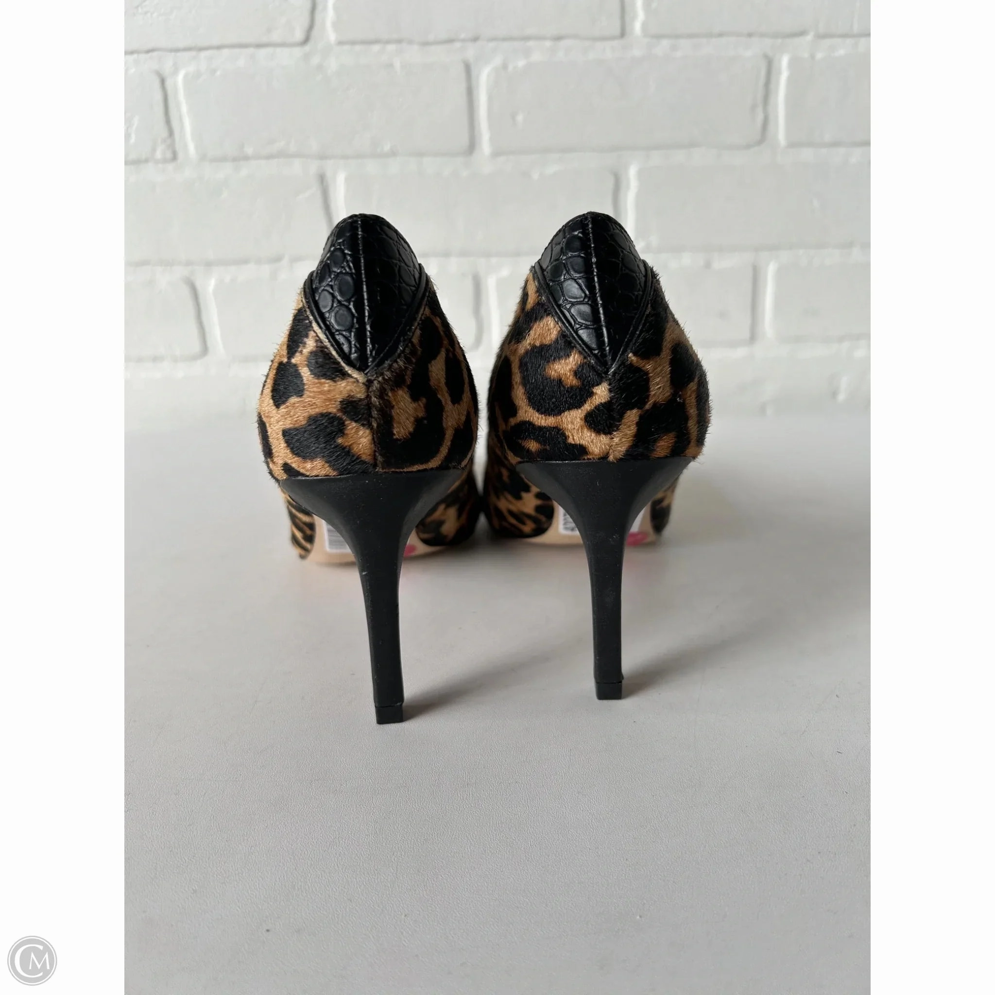 Shoes Heels Stiletto By Sam Edelman In Animal Print, Size: 8