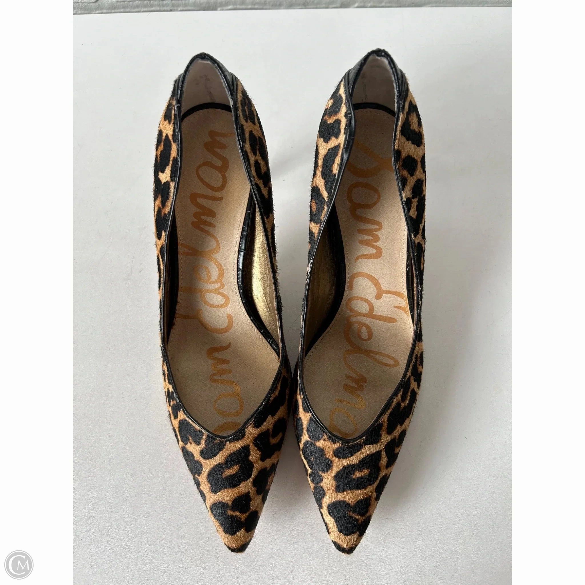 Shoes Heels Stiletto By Sam Edelman In Animal Print, Size: 8