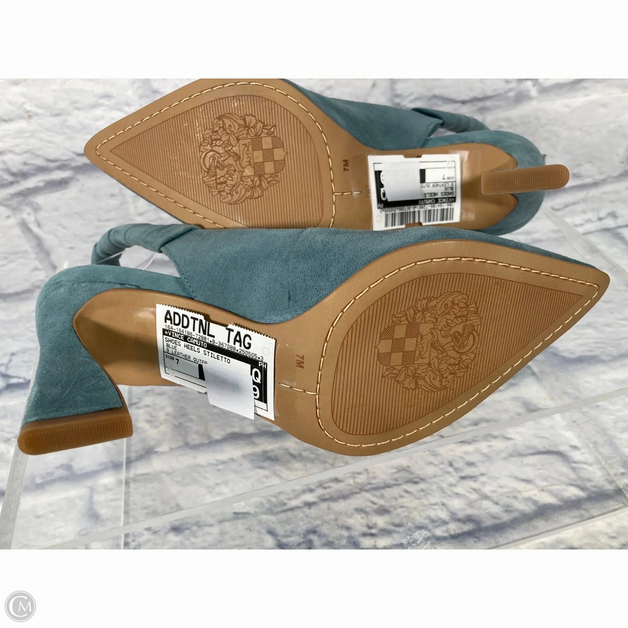 Shoes Heels Stiletto By Vince Camuto In Blue, Size: 7