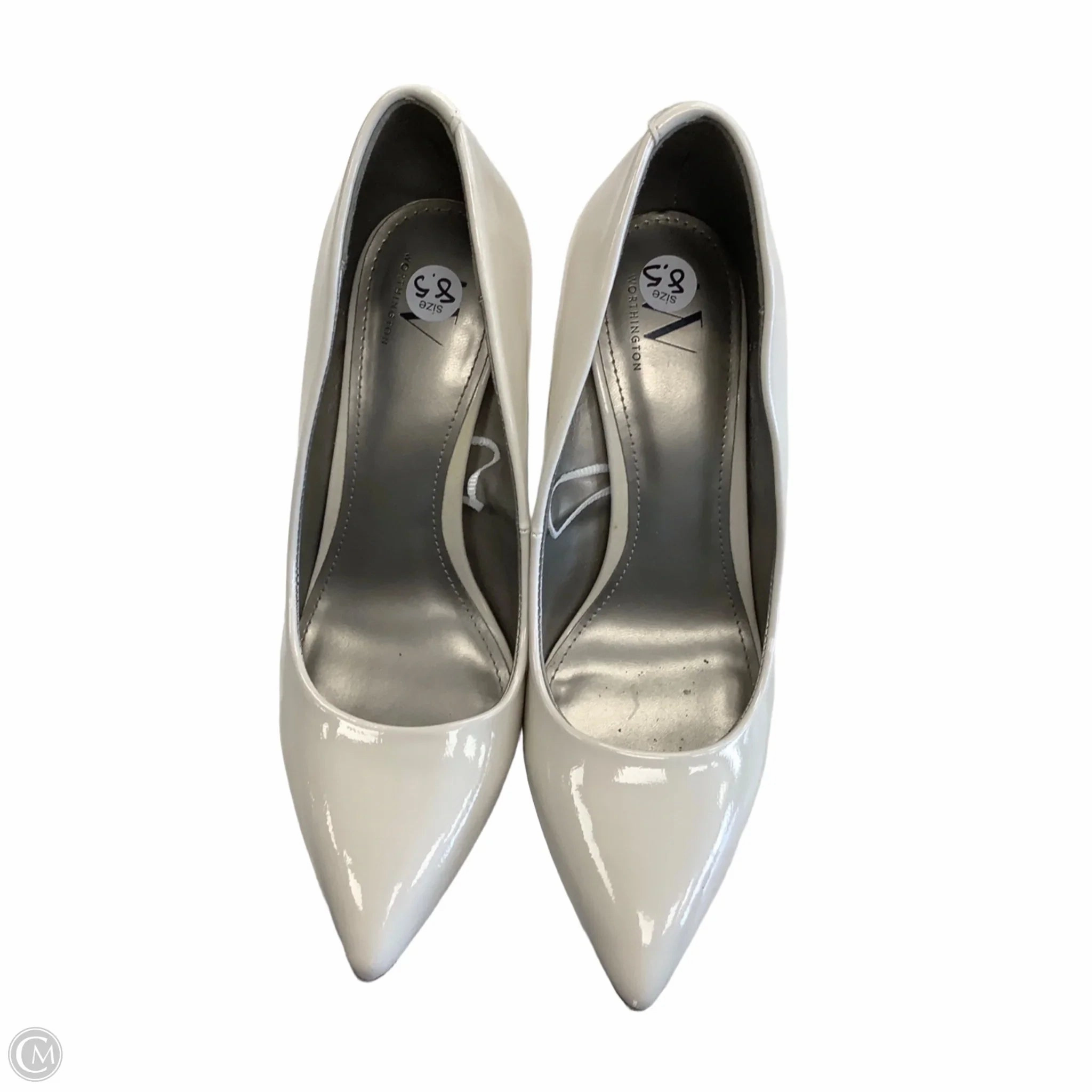 Shoes Heels Stiletto By Worthington In White, Size: 8.5