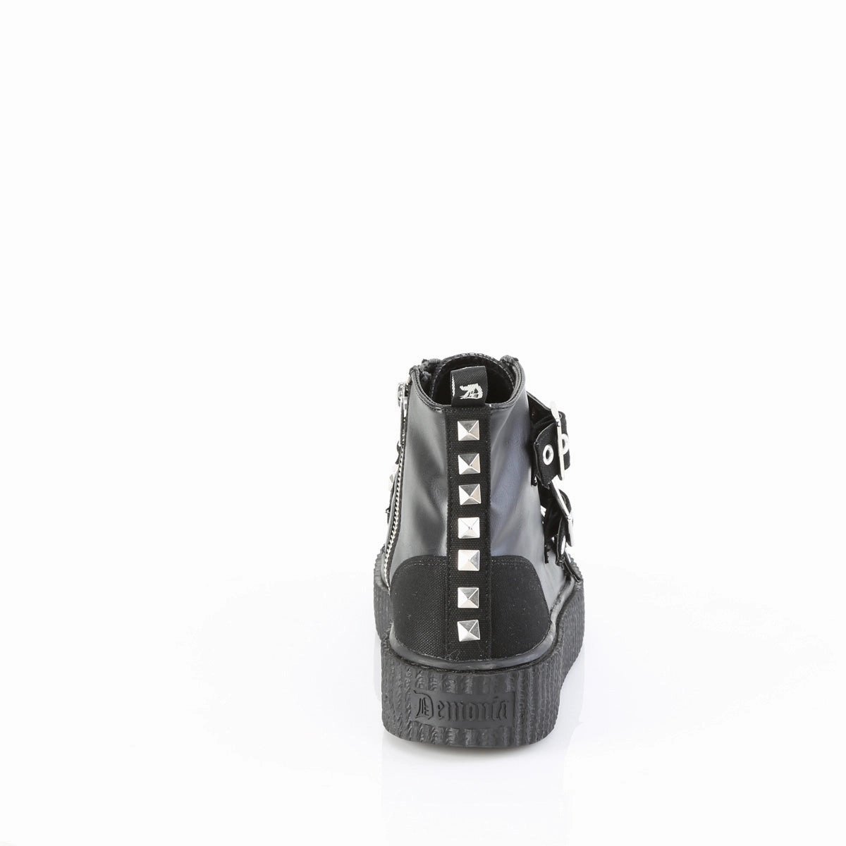 SNEEKER-225  Black Canvas-Vegan Leather