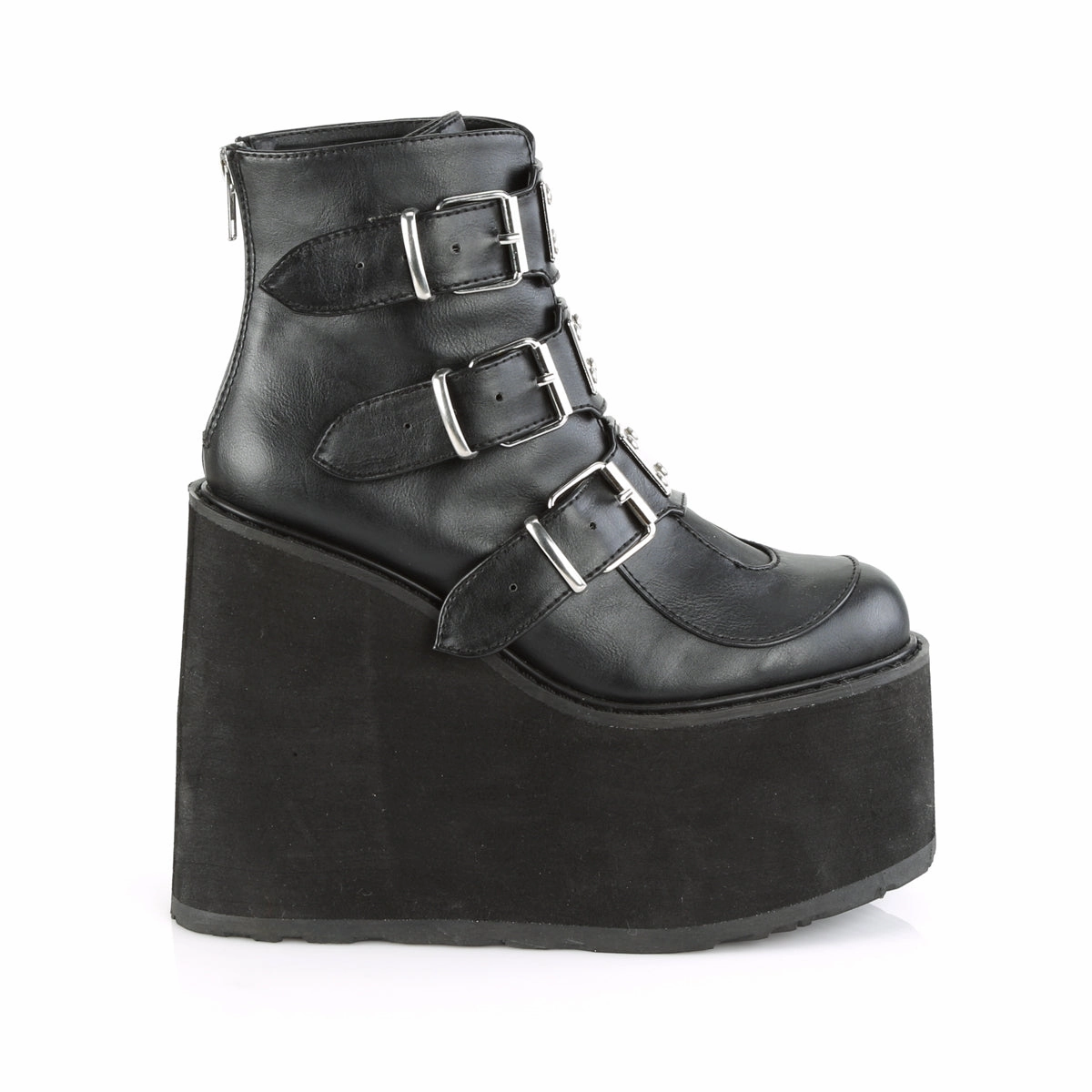 SWING-105  Black Vegan Leather